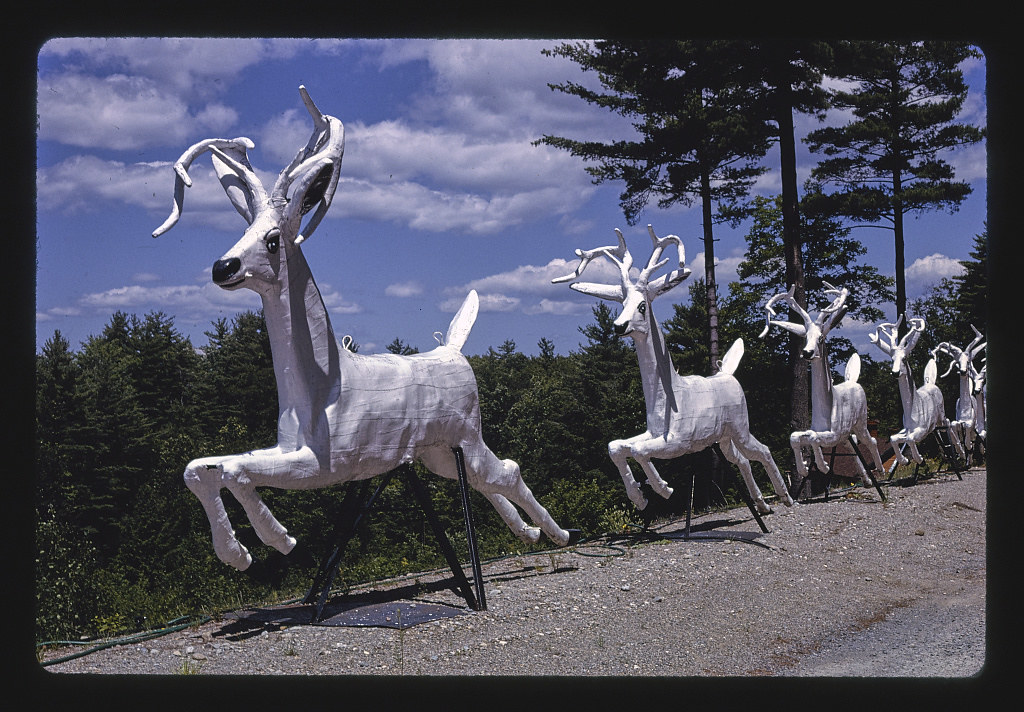 Santa's #1 reindeer, Magic Forest, Lake George, New York (LOC)