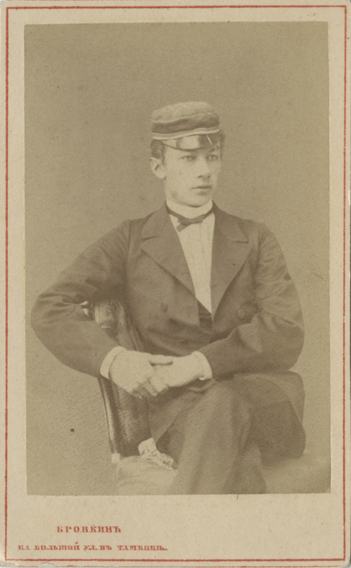 Korporatsioon "Estonia" liige Theodor Körber, portreefoto