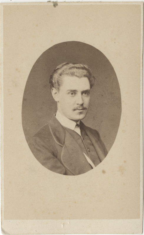 Korporatsioon "Estonia" liige Alexander von Ramm, portreefoto