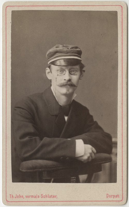 Korporatsioon "Estonia" liige Paul Haudelin, portreefoto