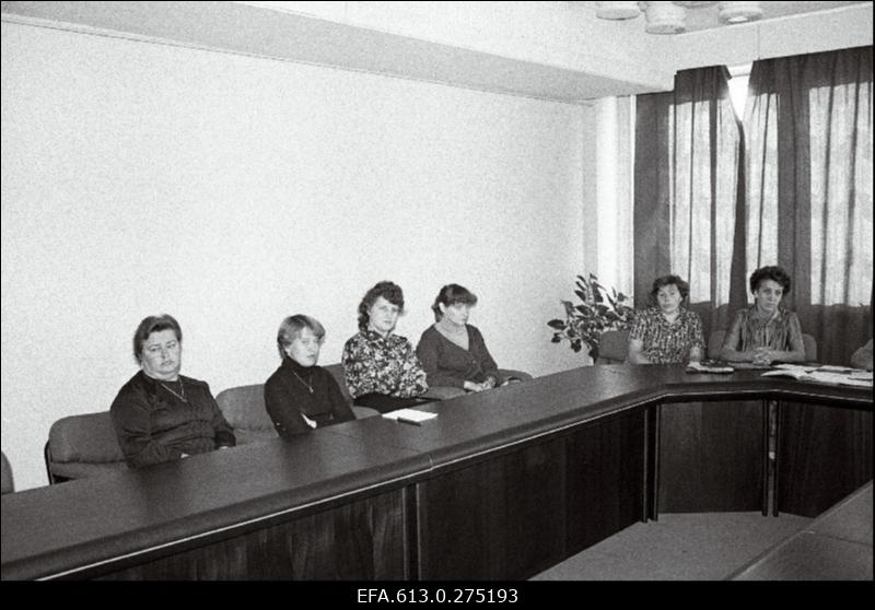 Klementi kvalifikatsioonieksamil M. Delski jt, õmbluskombinaat, E. Kuusarule (õppekombinadis).