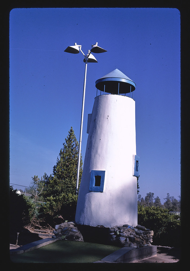 Lighthouse, Green Pines mini golf, Redding, California (LOC)