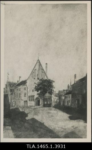 Vaade Dunkri tänavale. Die Rader str. mit blick A. D. Dunker str.