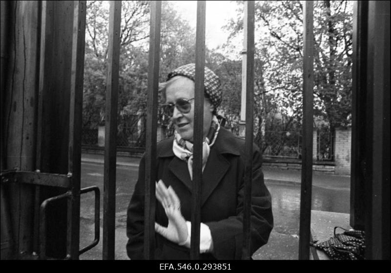 Eesti keeleteadlane ja esseist Fanny de Sivers (Isak).