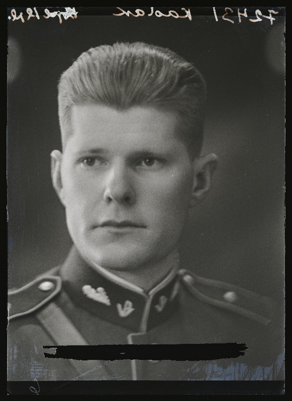 Konstaabel [Hans] Kadak, (Vändra, Rahnoja).