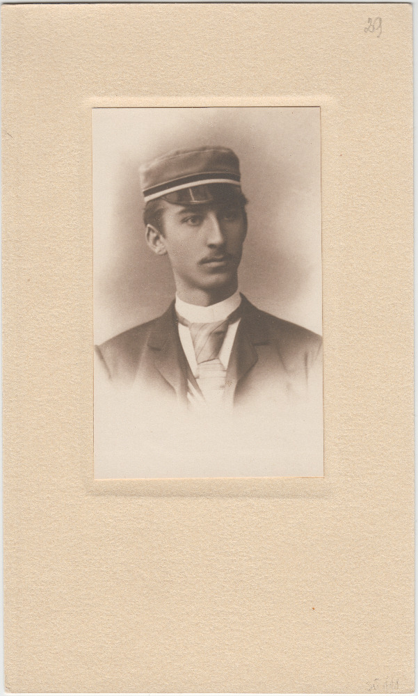 Jaan Tõnisson ülikooli ajal.