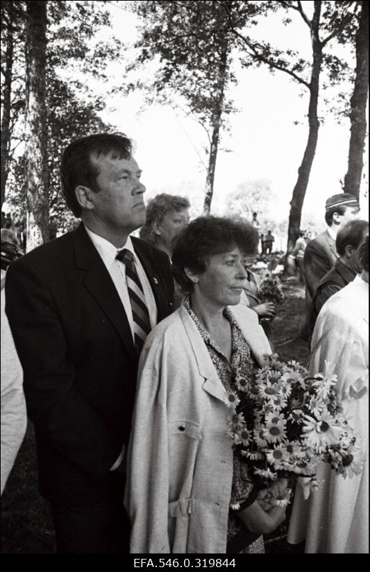 K. Pätsi mälestussamba avamine Tahkurannas.