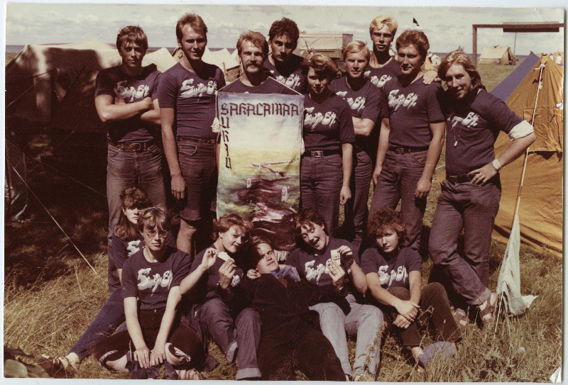 EÜE-84 Sakala regiooni rühmade grupipildid. Surju rühm