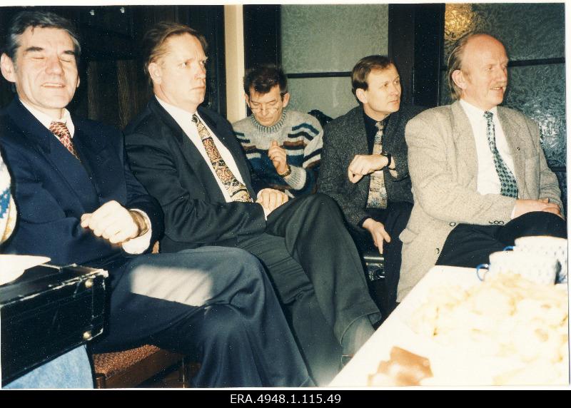 Seminar "Policy of the Concert Party and Estonia '96". Participants.