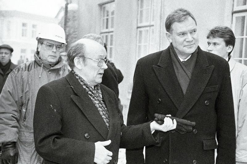 Soome suursaadik Jaakko Kaurinkoski, Paavo Lipponen.