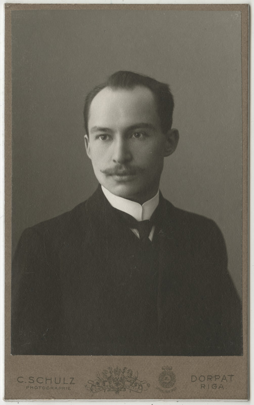 Pastor Christian Zielke tudengina, portreefoto