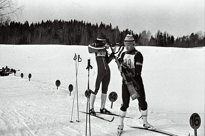 Karikavõistlustel 20 km suusatamises Otepääl esikoha võitnud laskesuusataja Mati Paavo.