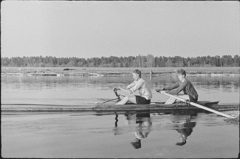 Sõudmine. Kevad Pärnu jahtklubis.
