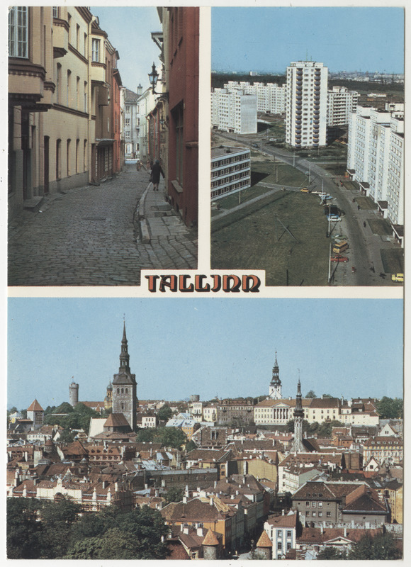 Tallinna vaated. Fotopostkaart