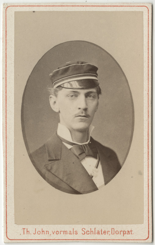 Määratlemata korporatsioon "Estonia" liige, portreefoto