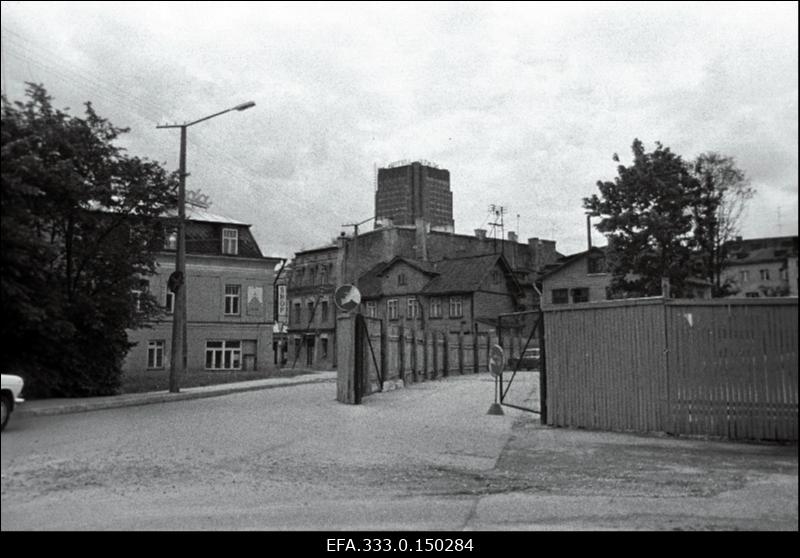 Hotelli ehitusplats Maakri tänaval.