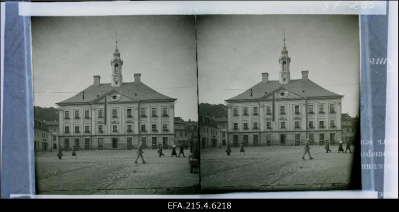 Vaade Tartu Raekojale.