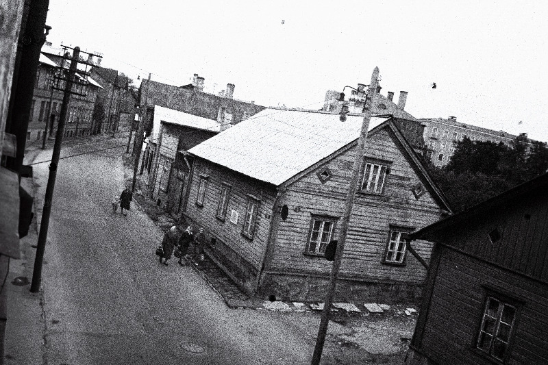 Vaade majale A.Tisleri tn. 9, milles 1916.-20.02.1918.a elas revolutsionäär, kommunist Alice Tisler.