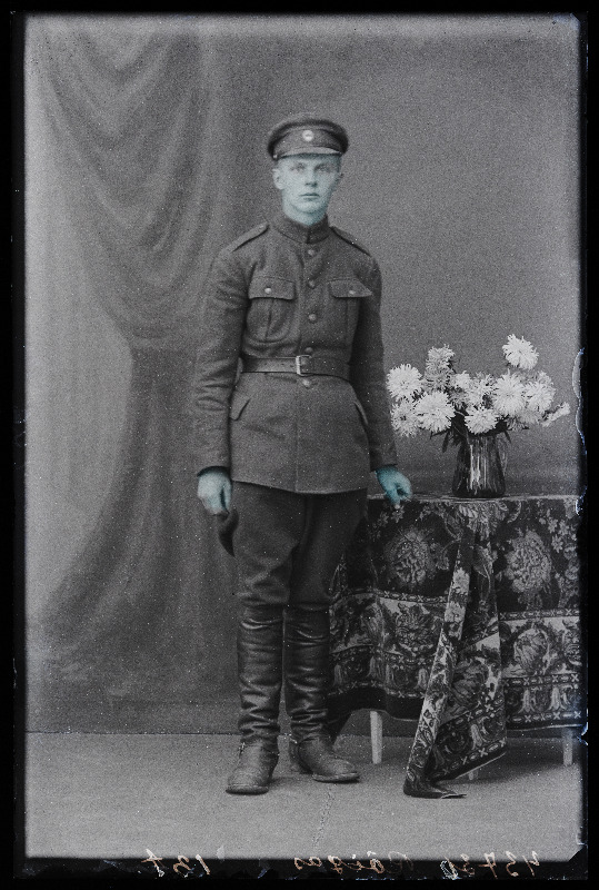 Sõjaväelane Johan Rõigas.