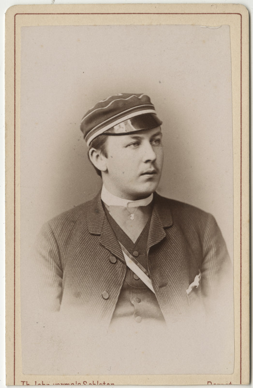 Korporatsioon "Estonia" liige Johannes (Hans) Kentmann, portreefoto