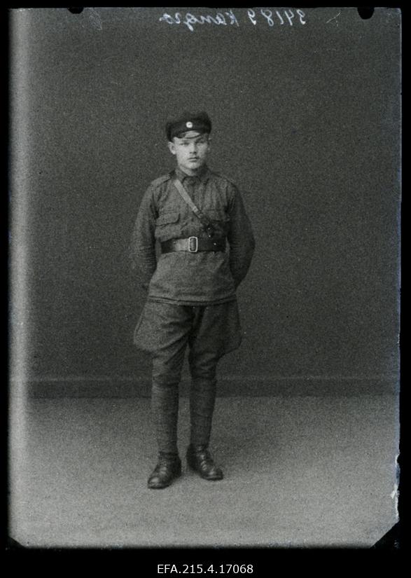 Sõjaväelane Paul Kangro.