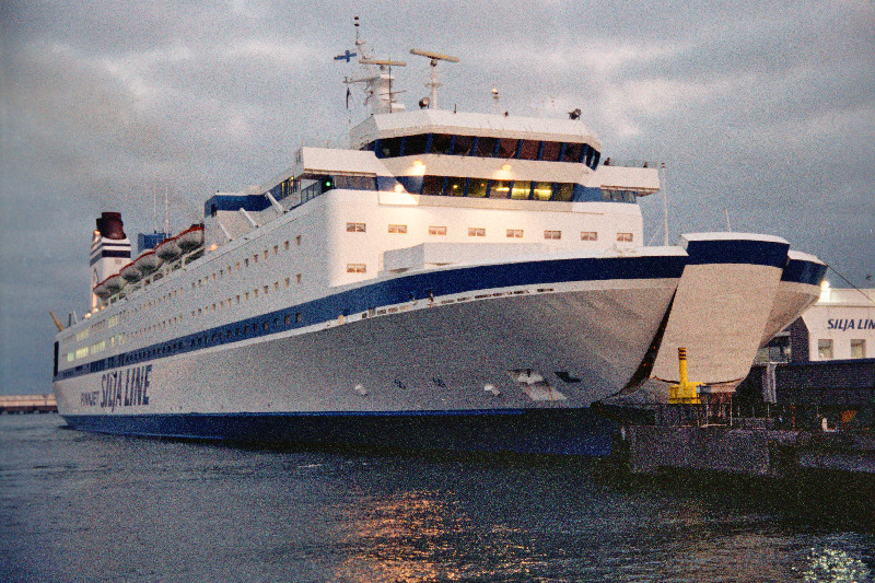 Soome laevafirma Silja Line reisilaev Silja Finnjet Muuga sadamas.