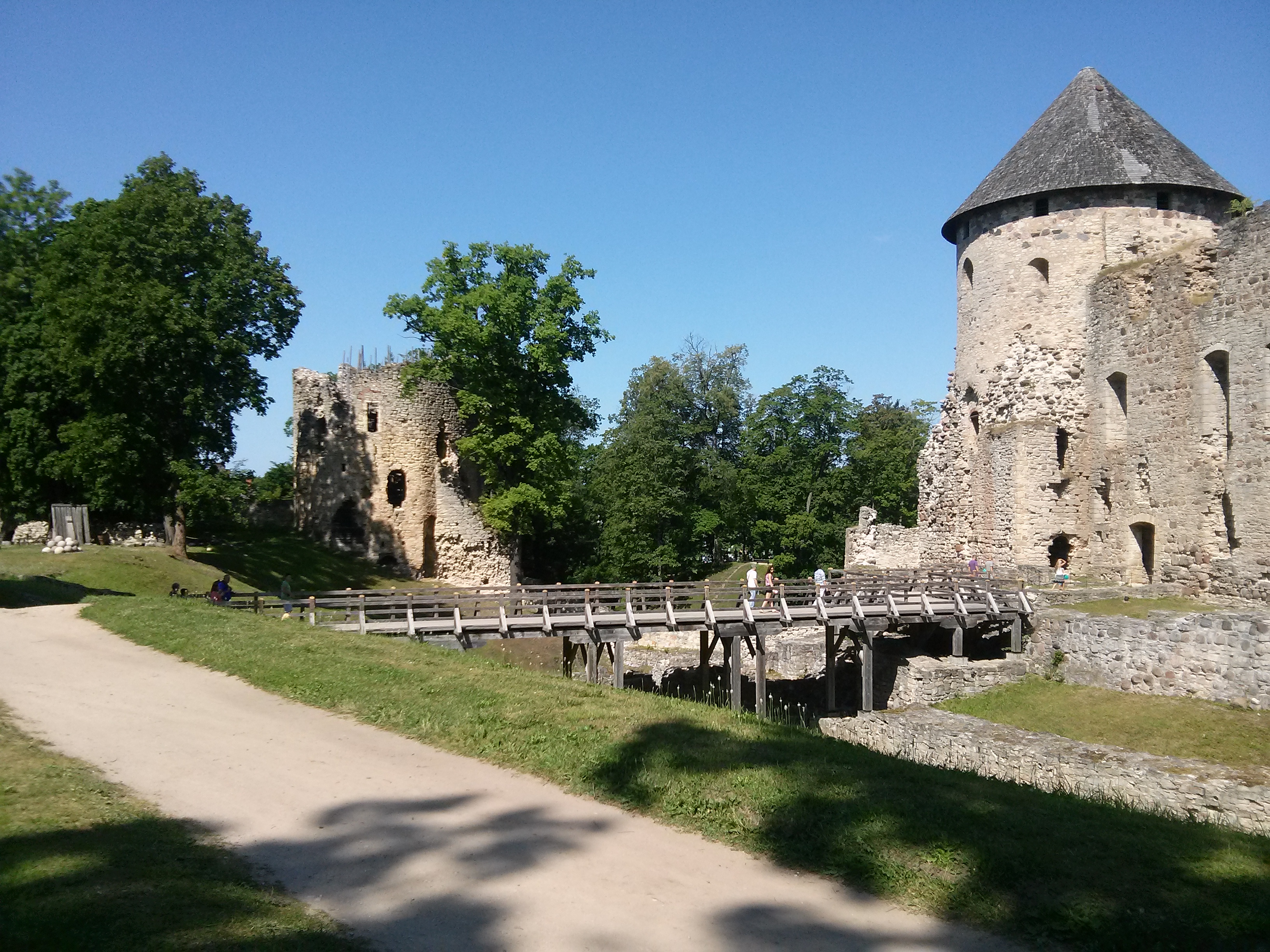 Cēsis Castle bridge