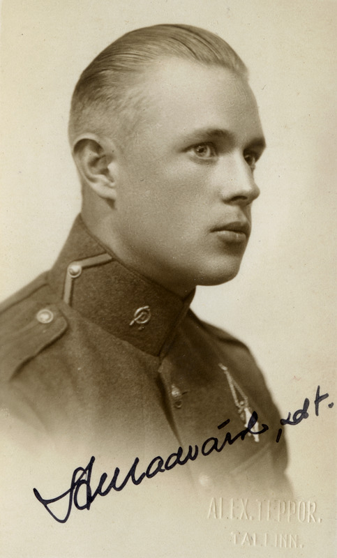 Sõjaväe Ühendatud Õppeasutused. Kadett Arnold Madvärk (Loit).