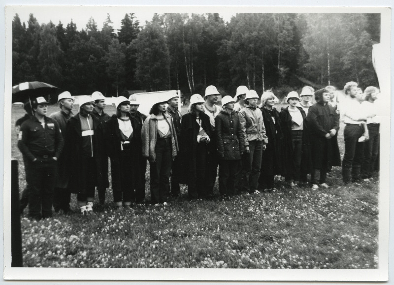 EÜE-85 Viru regiooni kokkutulek Mustjärvel III. Türi rühm avamisel