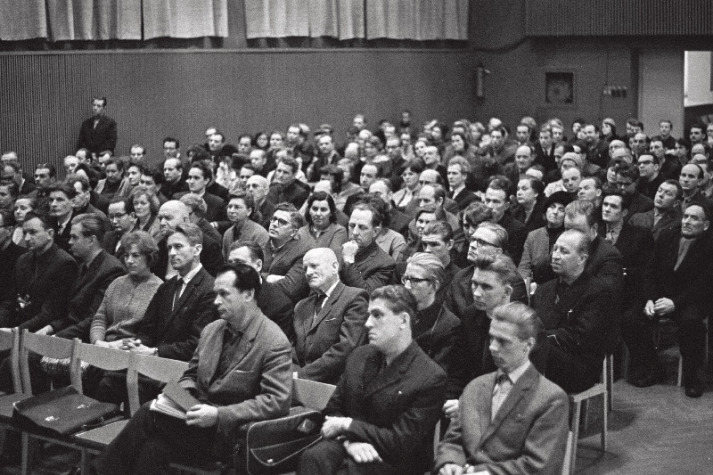 Eesti Fotograafia 125 aastapäeva tähistamise aktus Tallinna Kultuuriülikooli fotokunstifakulteedis.