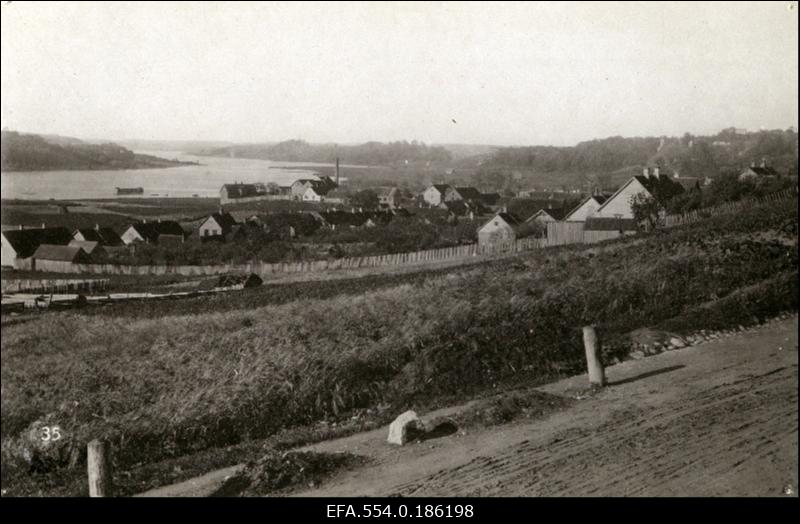 Viljandi vaade, taga Viljandi järv.