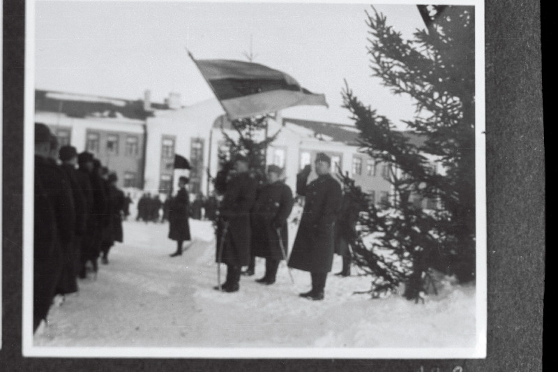 Eesti Vabariigi Scoutspataljoni 13. aastapäeva paraad.