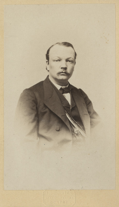 Korporatsioon "Estonia" liige Ewald Schmeling, portreefoto