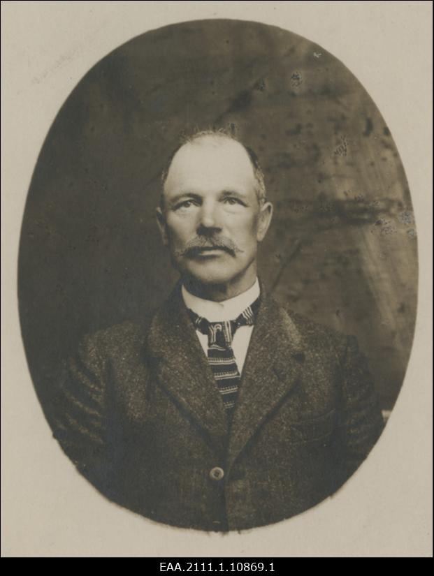 Hindrik Roma, Eestis Rasina vallavanem ja peakohtumees, portreefoto