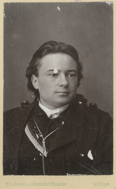 Korporatsioon "Estonia" liige Eugen Erbe, potreefoto