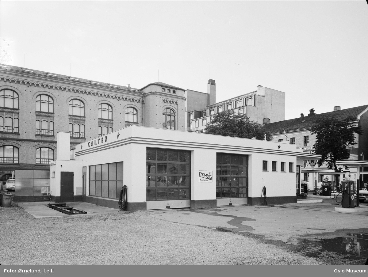 Caltex bensinstasjon, vaskeplass, Historisk museum