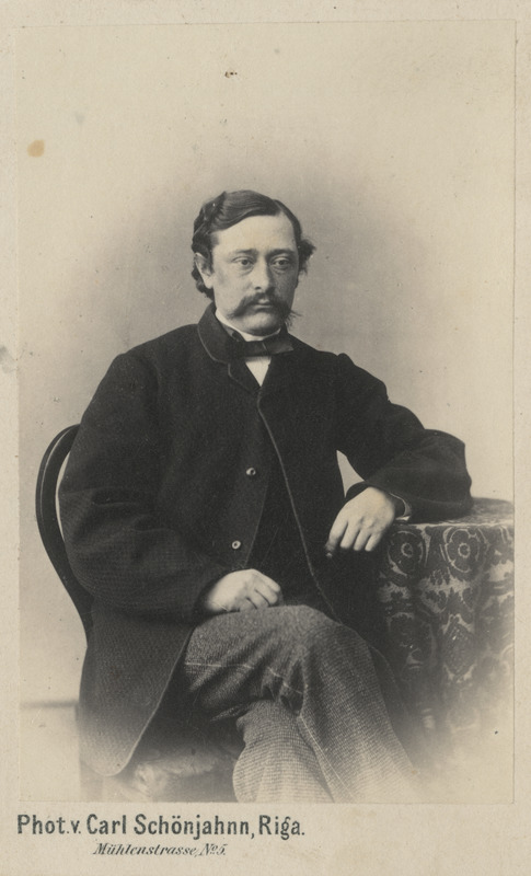 Korporatsiooni "Livonia" vilistlane Wilhelm Schoenberg, portreefoto