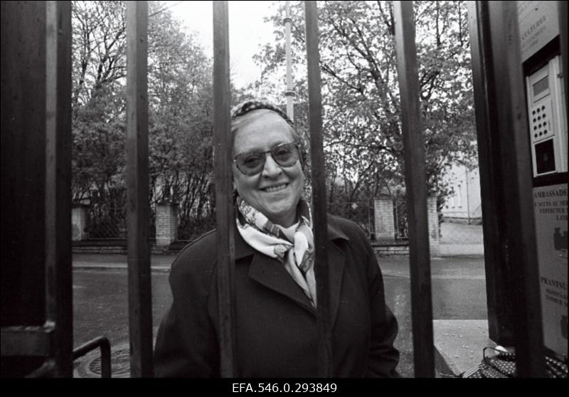 Eesti keeleteadlane ja esseist Fanny de Sivers (Isak).