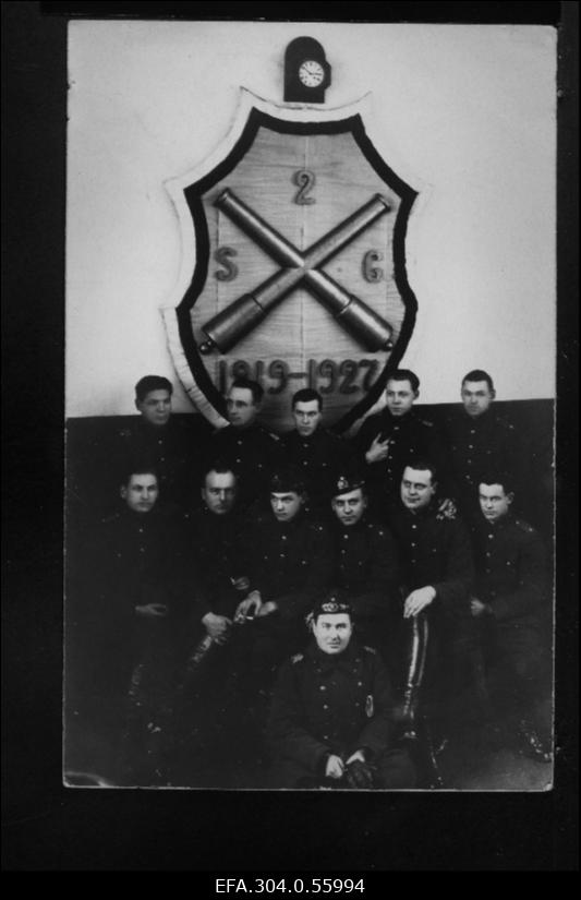 2.Suurtükiväe Grupi allohvitserid.