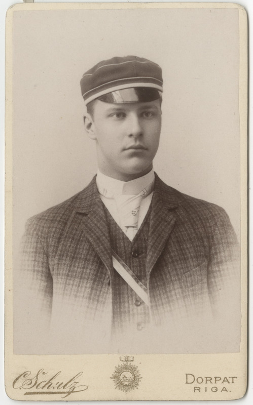 Korporatsioon "Estonia" liige Ernst von Kügelgen, portreefoto