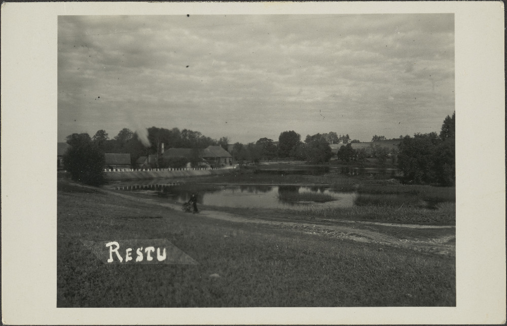 Restu mõisa vaade.