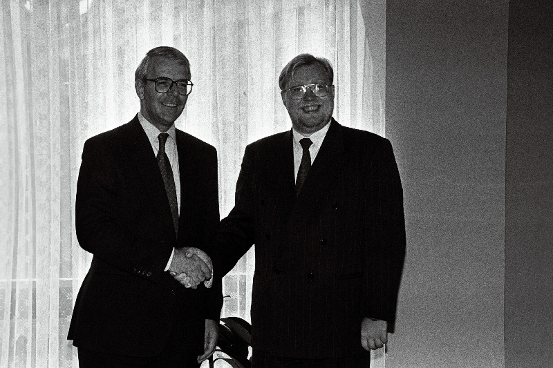 Suurbritannia peaminister John Major, Mart Laar.