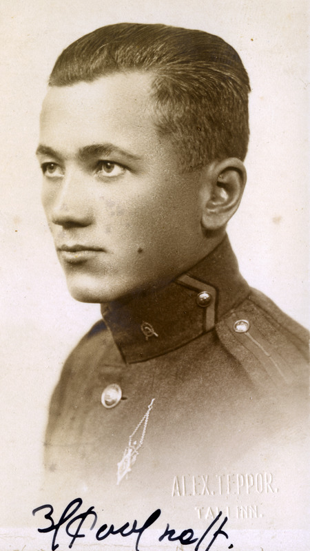 Sõjaväe Ühendatud Õppeasutused. Kadett Hermann Pool.