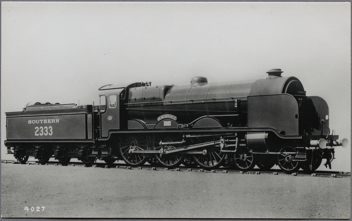 Southern Railway, SR N15X 2333 "Remembrance".