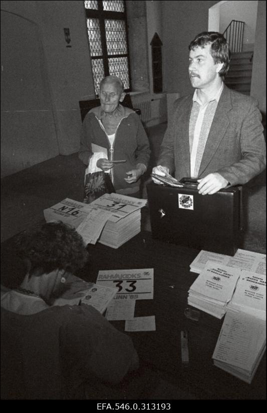 Ajalehe "Rahva Hääl" Rahvajooks Tallinn'89.