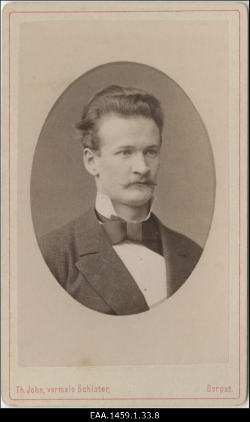 Korporatsiooni "Livonia" liige August Leopold Schrenck