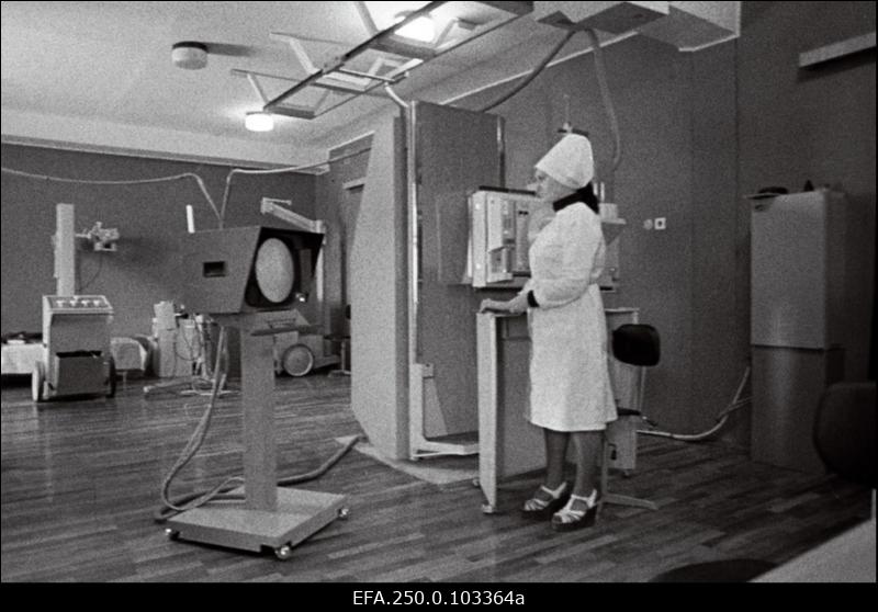 Haapsalu rajooni keskhaigla röntgenikabinet.