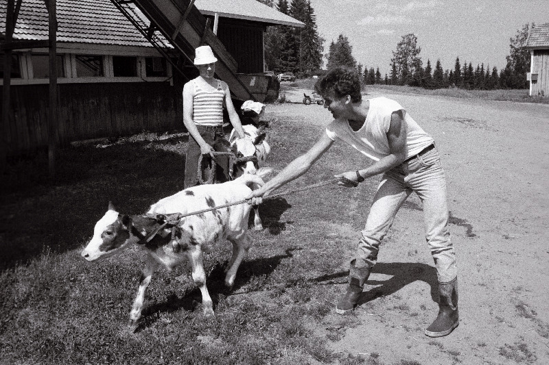Kuru vallas, Tuomo Anttila talu, Vera ja Indrek.