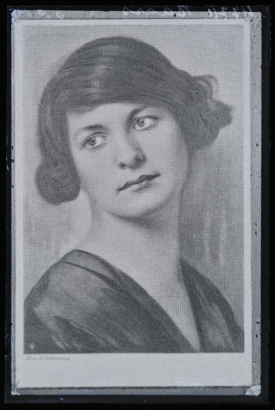 Naise portree, (03.10.1926 fotokoopia, Tellija Baars).