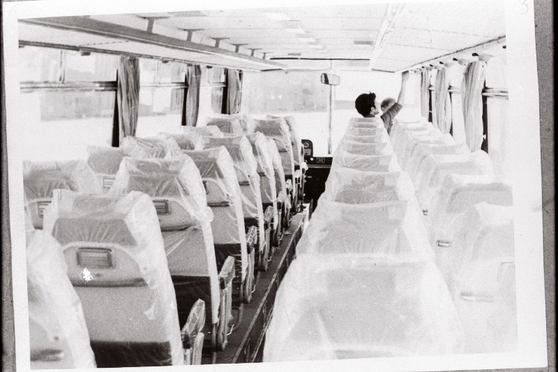 Autobussi “Ikarus - 250” sisevaade.